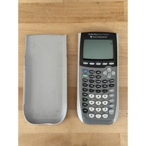 Texas Instruments Ti-84 Plus Silver Edition Graphing Calculator w/Cover - Tested